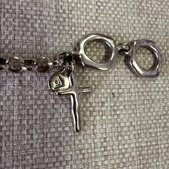 Silpada In Good Faith Cross Bracelet .925 Sterling Silver B2896 - Picture 4 of 6